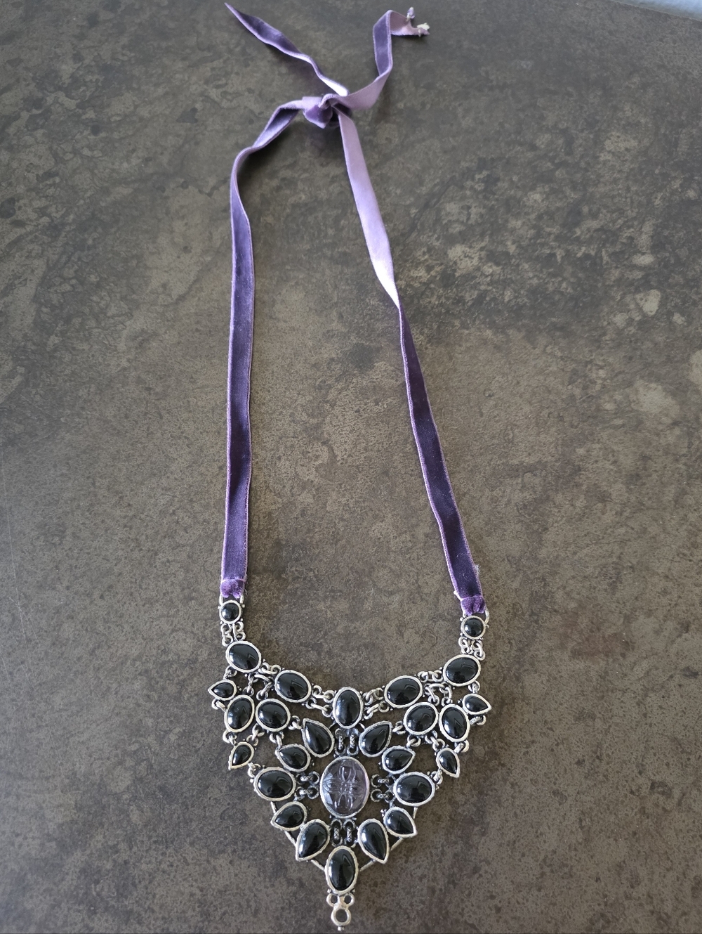Lucky Brand Purple Statement Necklace